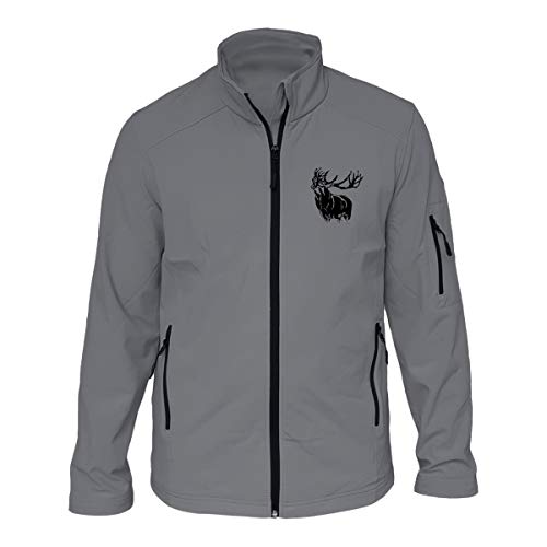 AtooDog Veste de Chasse en Softshell, Cerf Brâme (SUVEMG188, M)