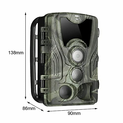 4K 30MP Caméra De Piste avec Ultra Rapide 0,2S Motion Activé, Détection d’angle De 120° Large, WiFi+Bluetooth+App Contrôle, Max 256 Go SD Carte, IP65 Étanche – Image 8