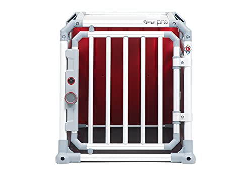 4PETS – Cage pour Chien Pro 1 Taille S – pour Chien de Moins de 17 kg – Caisse de Transport Aluminium Certifiée TÜV – Image 2