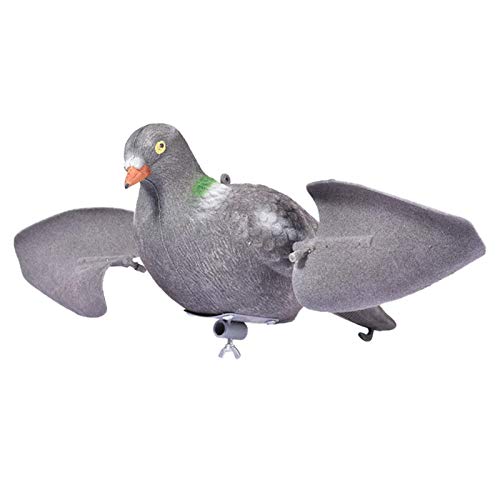1 Leurre De Pigeon, Leurre De Colombe À Aile Tournante Pour La Chasse À La Colombe, Leurre De Mouvement De Pigeon Extérieur Avec Ailes Mobiles Pour Décor De Jardin, Accessoires De Chasse À La Colombe