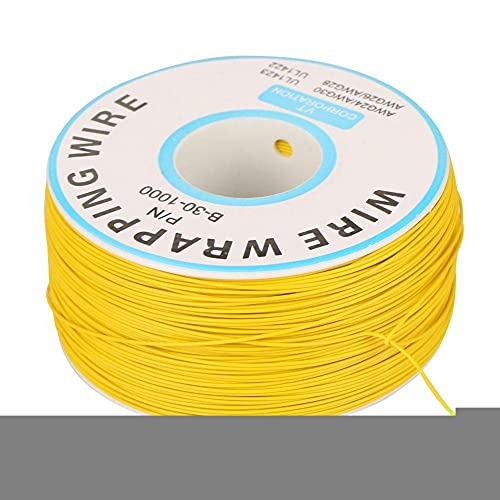 200m Rouleau de Câble Électrique 0.25mm 30AWG 80℃ Wire Test Wrapping Câble Electrique de Cuivre Etamé Isolant pour le Test Electronique de Carte MèRe – Image 6