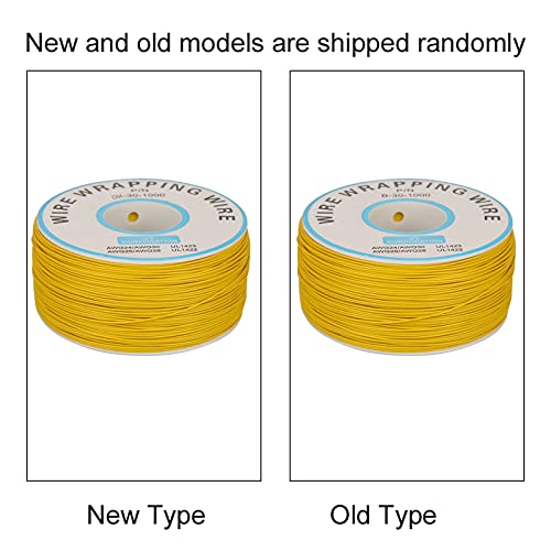 200m Rouleau de Câble Électrique 0.25mm 30AWG 80℃ Wire Test Wrapping Câble Electrique de Cuivre Etamé Isolant pour le Test Electronique de Carte MèRe – Image 3