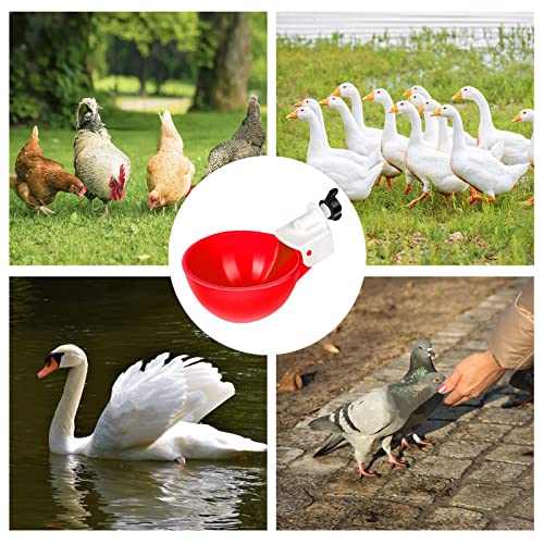 5 Pièce Abreuvoirs Automatiques Kit DIY Abreuvoir Poules Abreuvoir Poule avec scie à Trou de pour Poussins Canards Oies Dindes ou Lapins – Image 6