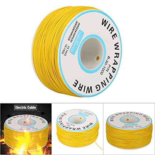 200m Rouleau de Câble Électrique 0.25mm 30AWG 80℃ Wire Test Wrapping Câble Electrique de Cuivre Etamé Isolant pour le Test Electronique de Carte MèRe – Image 5
