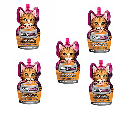Boisson pour Chat | hydratante Isotonique Prébiotique Appétente | ACTI VET Plus Sante | Encourage Les Chats à Boire, Temps Chaud, Transition Alimentaire – KittyRade (Gourdes 250ml en Pack) – Image 4