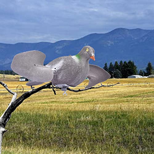1 Leurre De Pigeon, Leurre De Colombe À Aile Tournante Pour La Chasse À La Colombe, Leurre De Mouvement De Pigeon Extérieur Avec Ailes Mobiles Pour Décor De Jardin, Accessoires De Chasse À La Colombe – Image 2