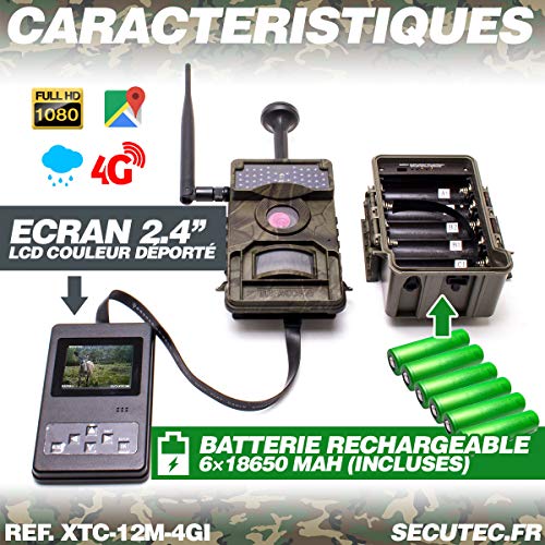 Caméra de Chasse HD 1080P IR Invisible GPS GSM 4G Envoi Photo et vidéo sur Application iOS et Android Serveur Cloud e-Mail et FTP – Image 3