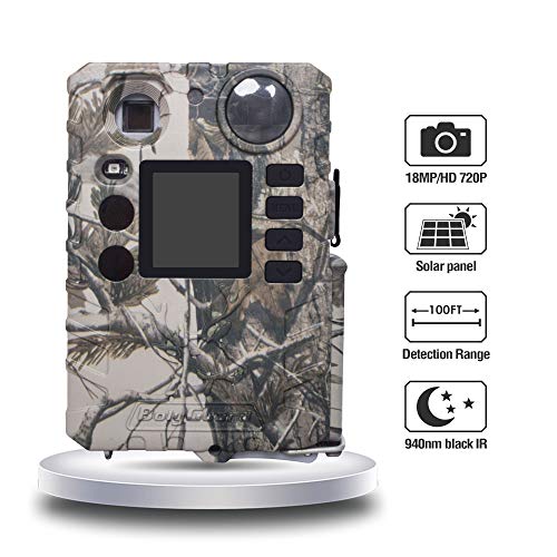 (BolyGuard Caméra Chasse Piege Photographique 18MP 720P Camera Vision Nocturne Apareille Photo LCD 1,4″ étanche IP66 pour l’extérieur et la Sécurité De La MaisonSD Incluse 32 Go + Batterie) – Image 2