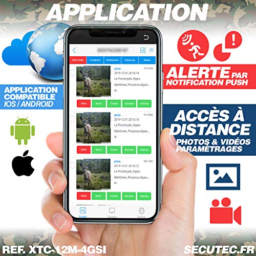 Caméra Solaire de Chasse HD 1080P IR Invisible GPS GSM 4G Envoi Photo et vidéo sur Application iOS et Android Serveur Cloud e-Mail et FTP – Image 7