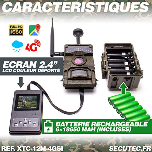 Caméra Solaire de Chasse HD 1080P IR Invisible GPS GSM 4G Envoi Photo et vidéo sur Application iOS et Android Serveur Cloud e-Mail et FTP – Image 5