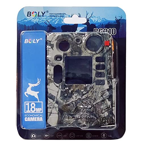 BolyGuard Caméra Chasse Piege Photographique 18MP 720P Camera Vision Nocturne Apareille Photo LCD 1,4″ étanche IP66 pour l’extérieur et la Sécurité De La Maison(SD Incluse 32 Go) – Image 2