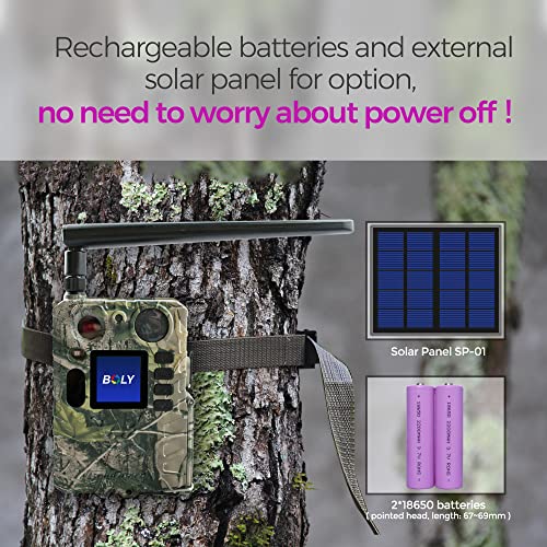 Bolyguard 24MP 1080P HD Caméra de Chasse GSM Piege Photo IP66 Camera Chasse 4G Vision Nocturne 100ft (BG710-M) – Image 6