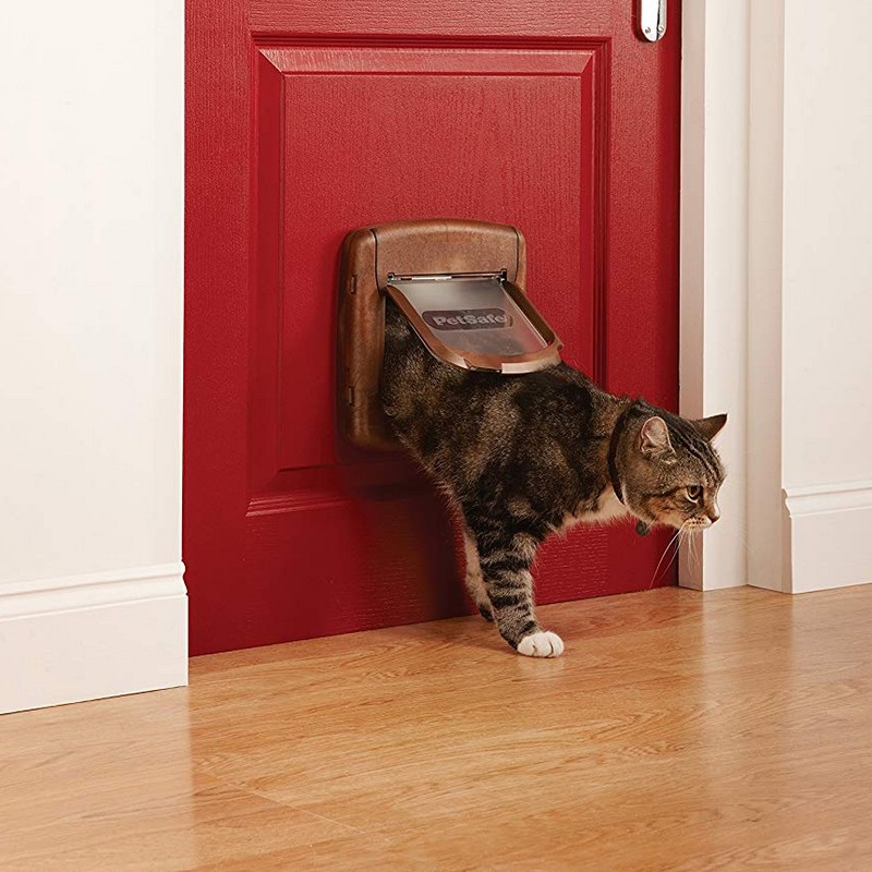 420SGIFD Porte chatière magnétique Staywell 4 positions (DELUXE BOIS) – Image 5