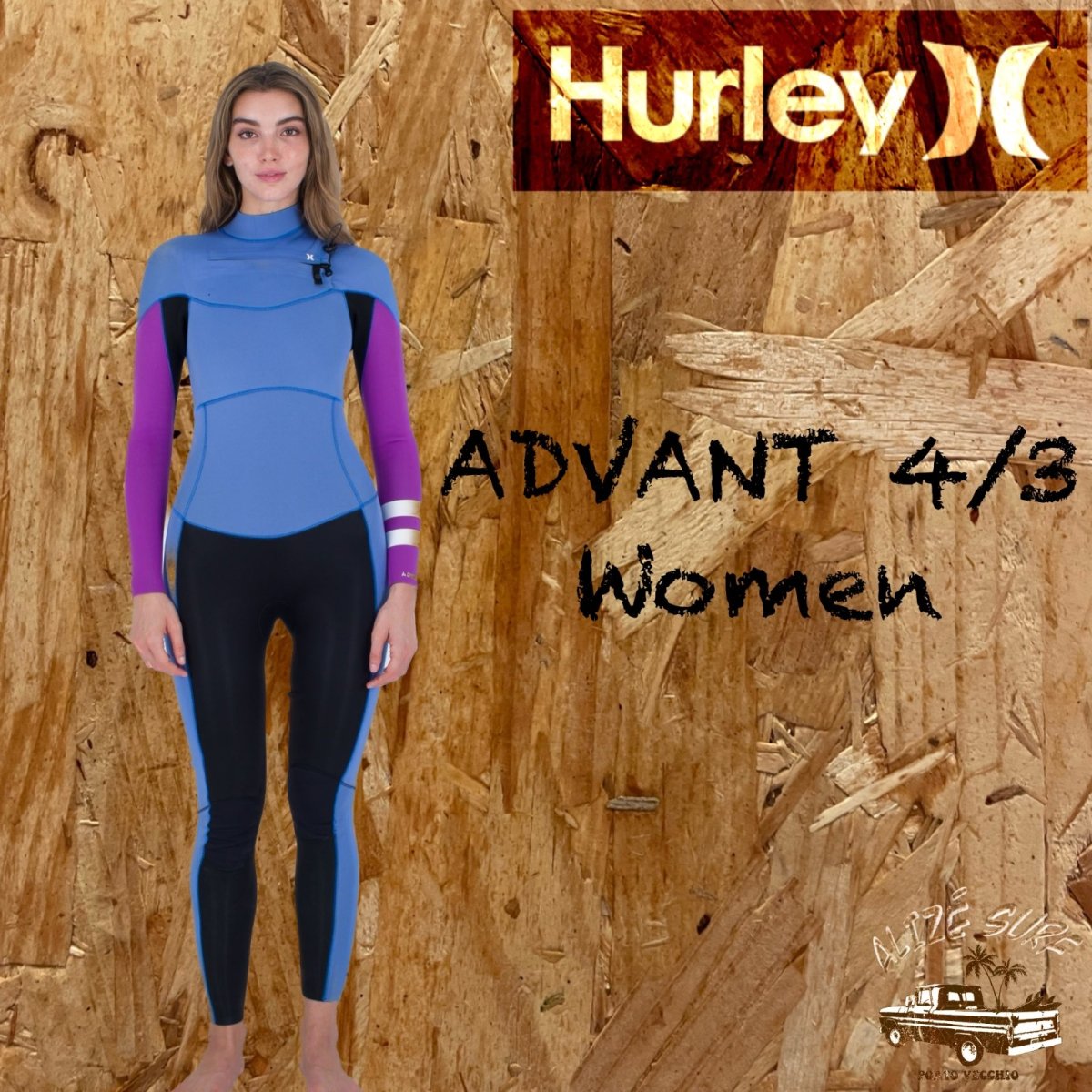 … HURLEY WOMEN ADVANT 4/3MM