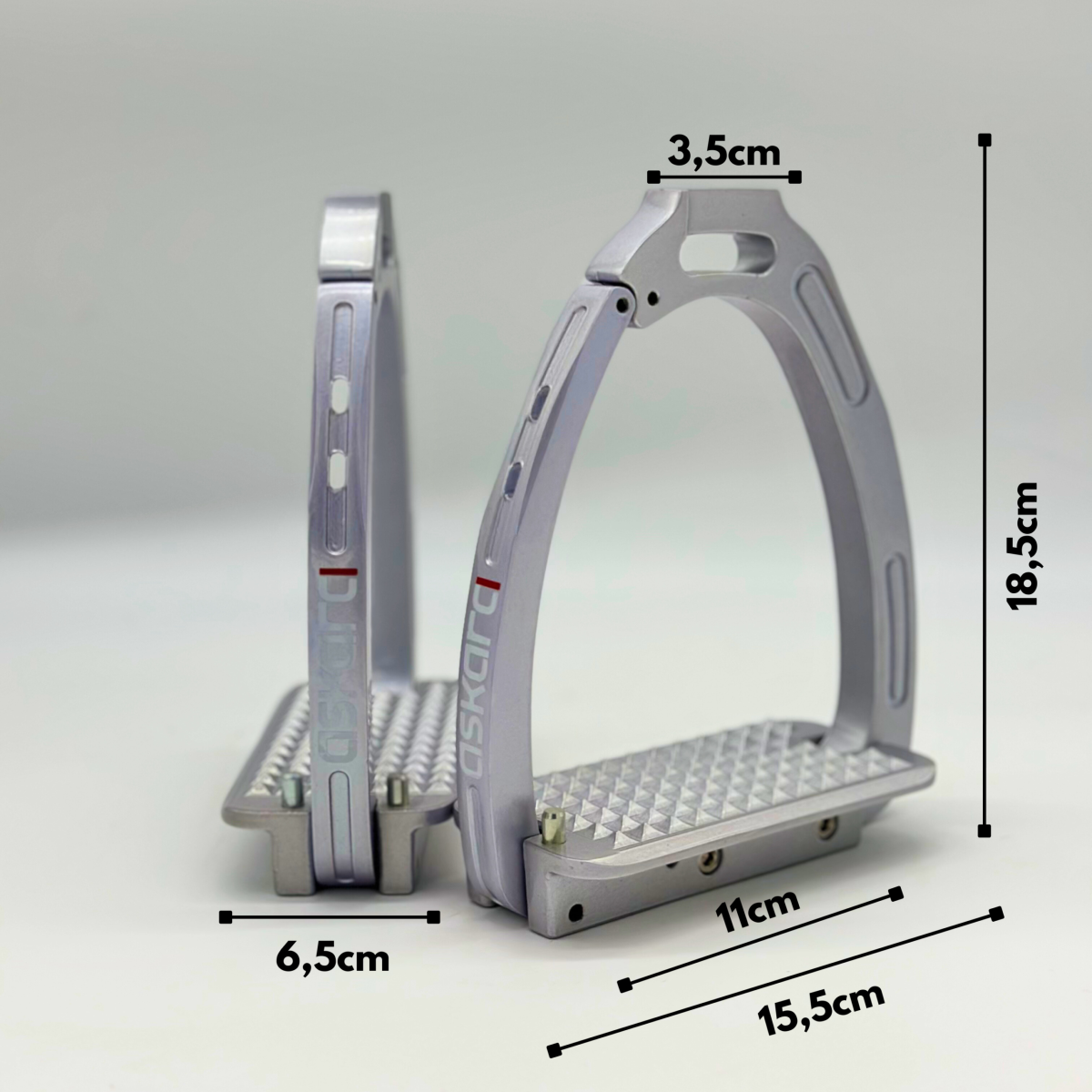 ASKARA – Étriers de sécurité MagnétiK – Adulte – Silver – Image 5