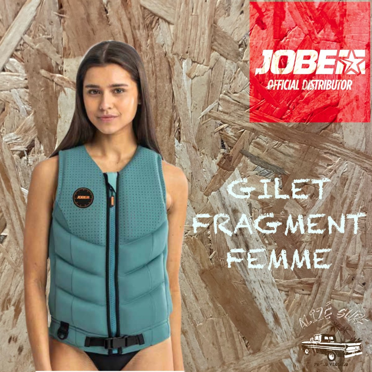 gilet neoprene fragment femme