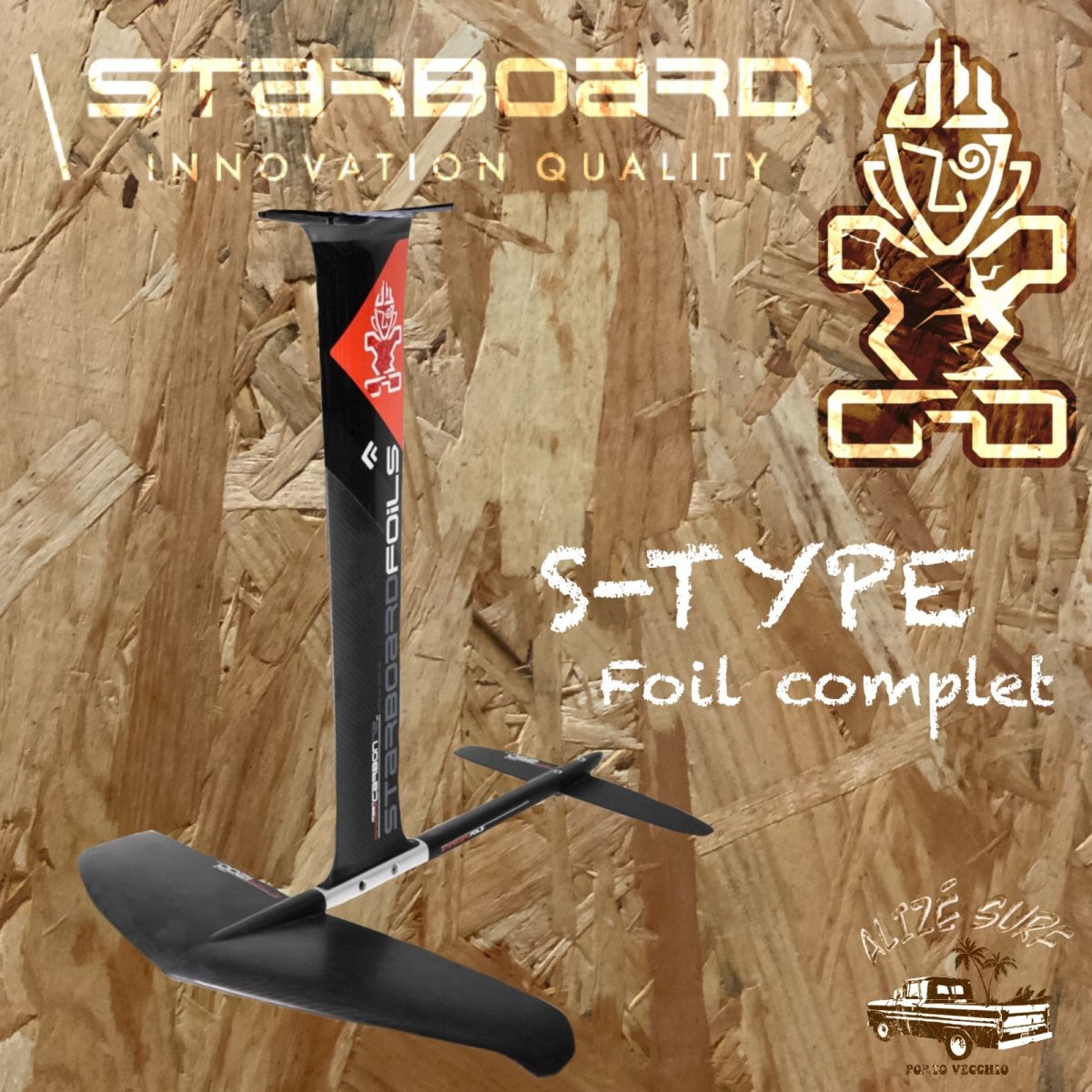 .starboard foil s-type complet ALU/CARBONE quick lock 2
